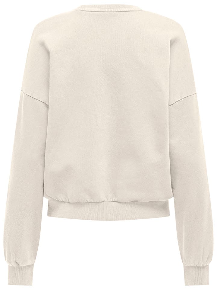 ONLY Sweatshirt in Beige günstig kaufen