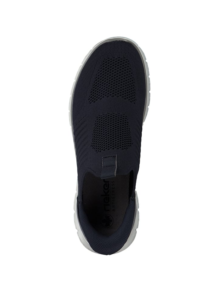 rieker Sportliche Slipper in marino/stein günstig kaufen