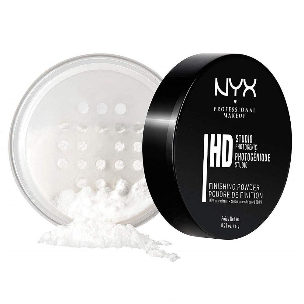 NYX Professional Makeup HD Studio Poudre de Finition Minérale, Poudre Libre, Fini Mat