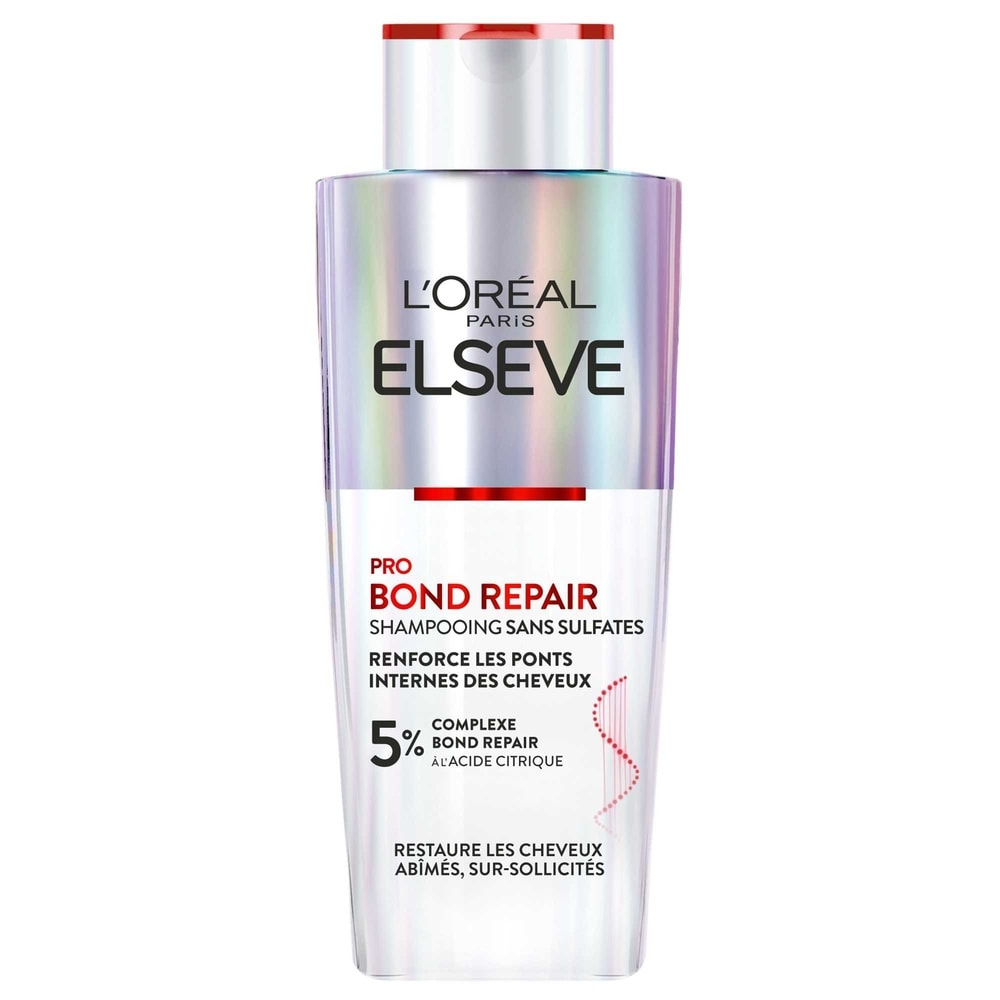 L'Oréal Paris Elseve Pro Bond Repair Shampooing Sans Sulfates pour restaurerles cheveux abîmés, sur-sollicités