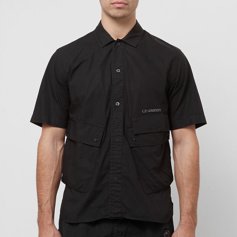 C. P. Company Popeline Pocket Shirt Black