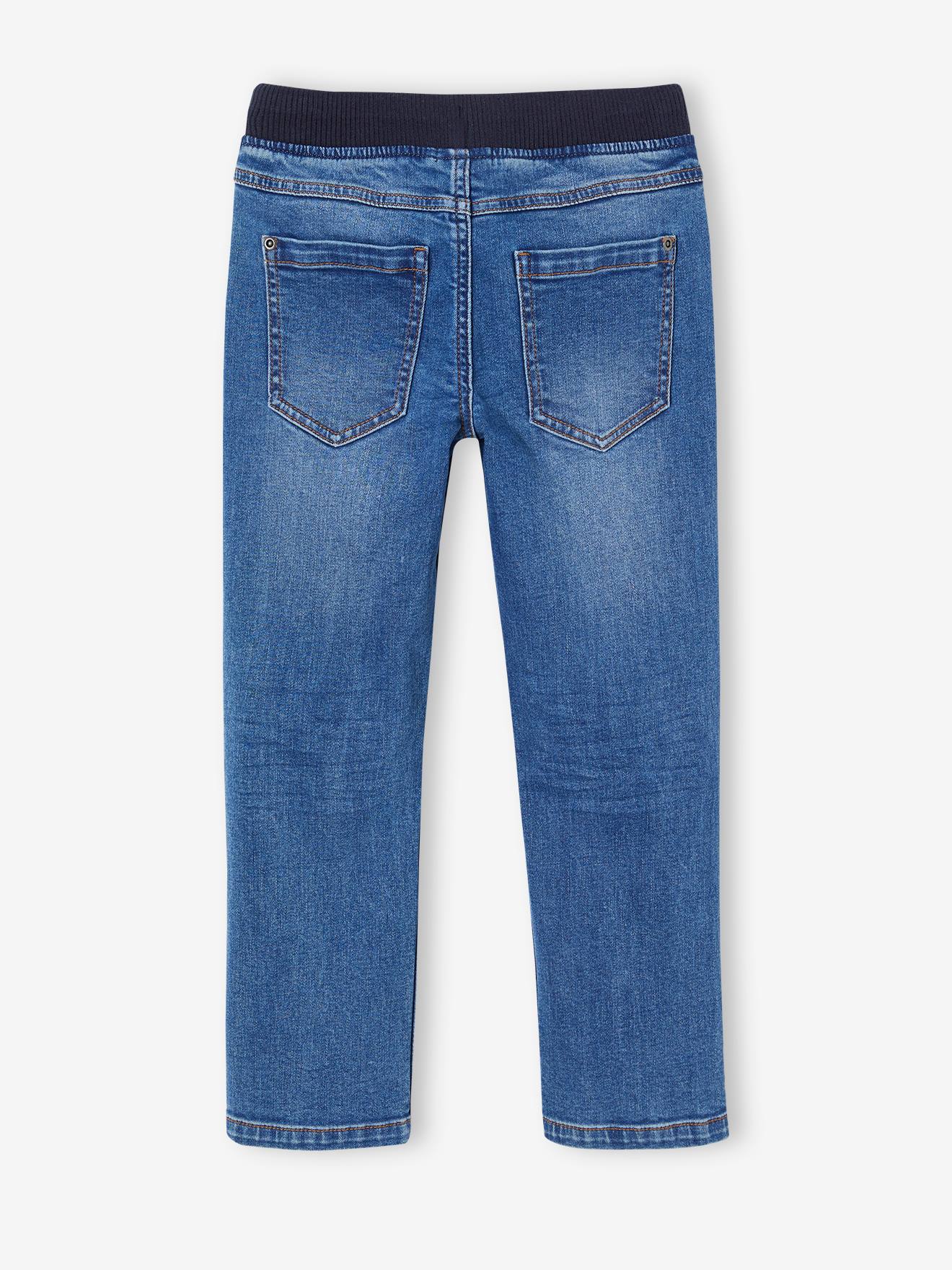 Vertbaudet Die UNVERWÜSTLICHE, robuste Jungen Jeans mit Dehnbund WATERLESS - blue stone