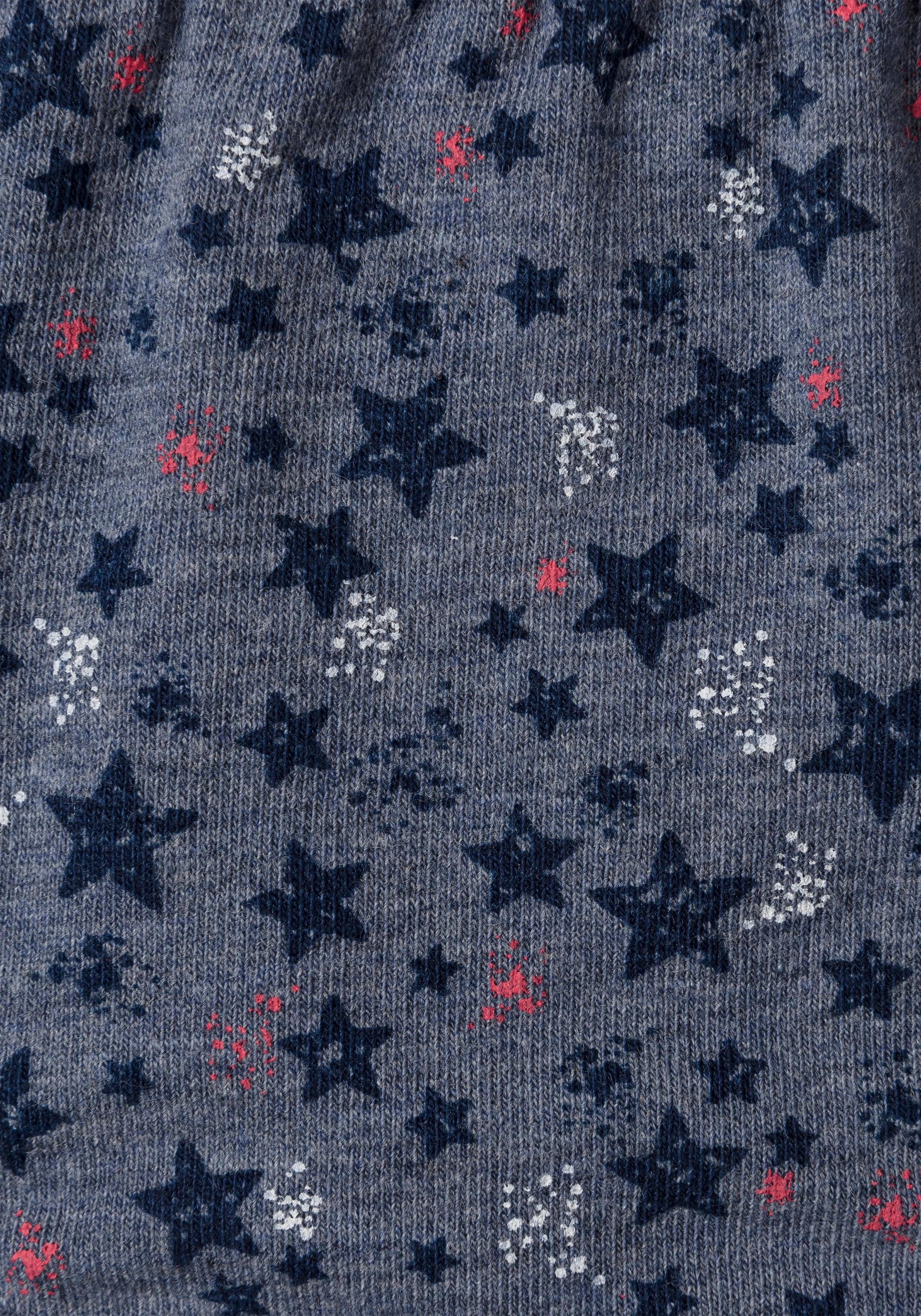 Bench. Slip (Packung, 3-St) mit Sternen Print und unifarben
