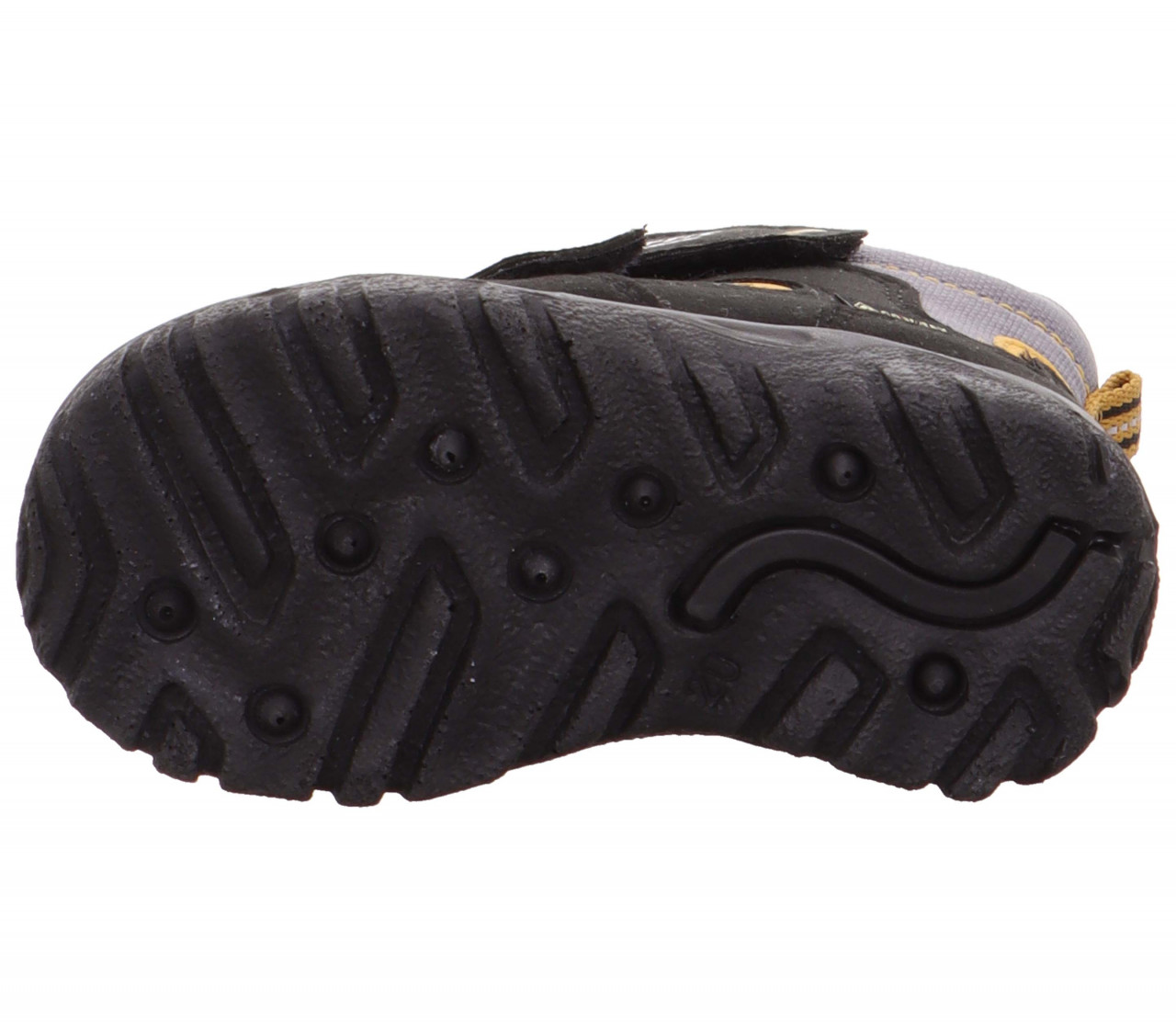 HUSKY1 - Schwarz/Gelb Boots mit Klettverschluss