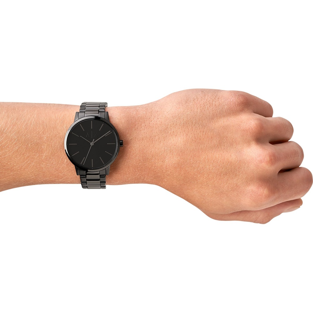 Armani Exchange Montre pour hommes Acier inoxydable Montre