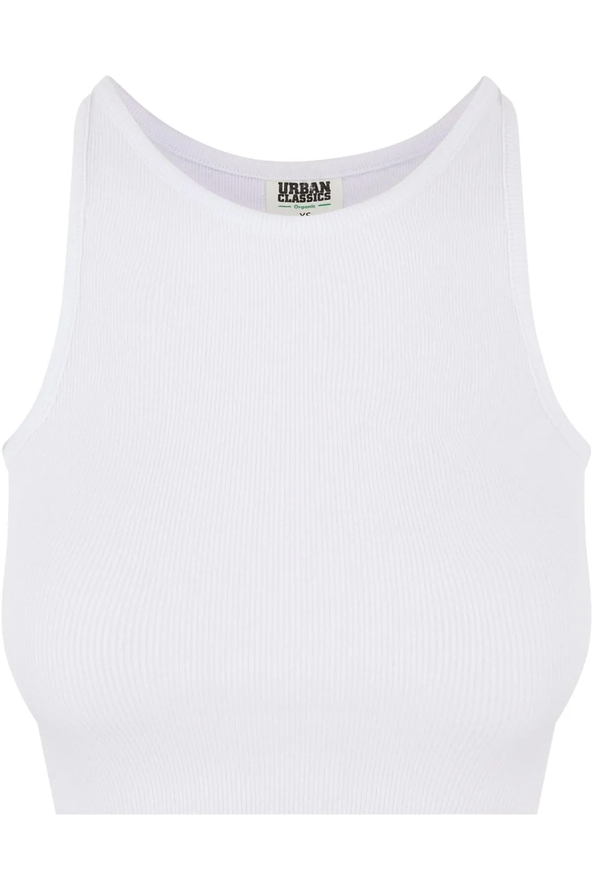Urban Classics  Damen Ladies Organic Cotton Cropped Rib Top