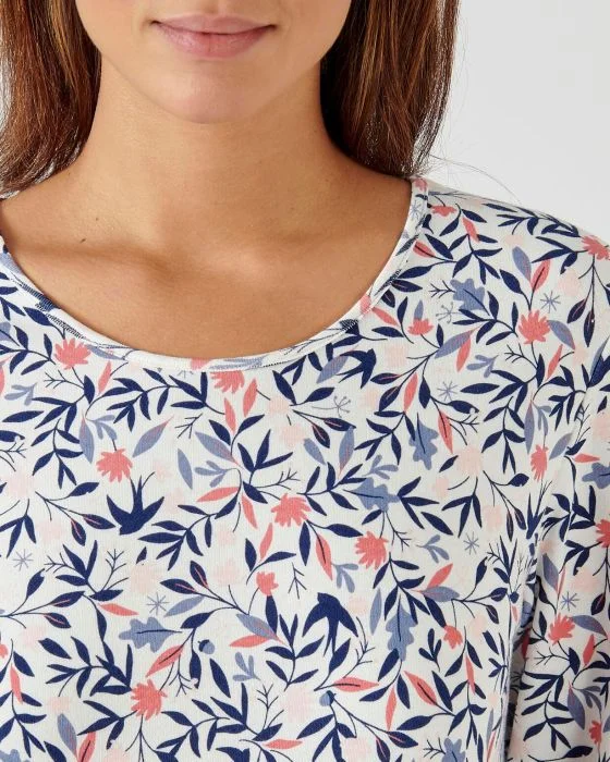 Chemise de nuit maille interlock