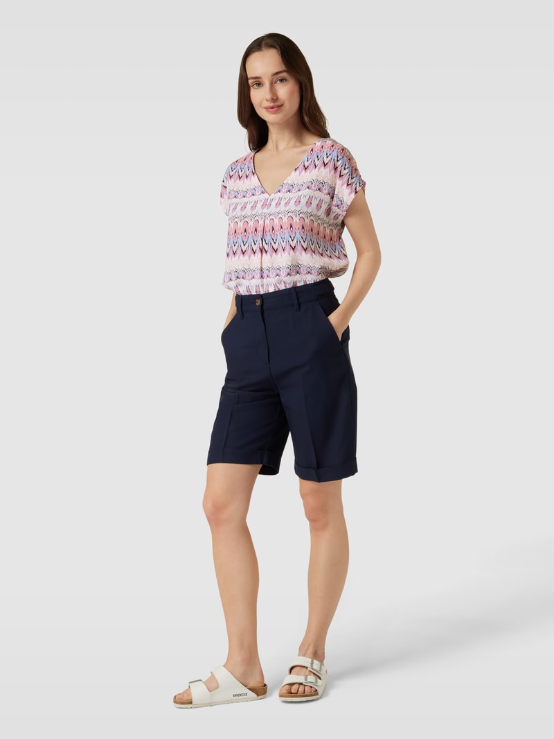 Blusenshirt mit Allover-Muster in altrosa