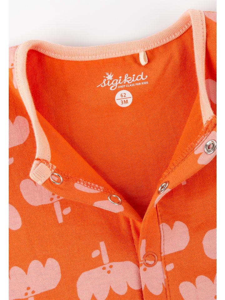 Sigikid Overall Baby Nachtwäsche in Rot/Rosa günstig kaufen