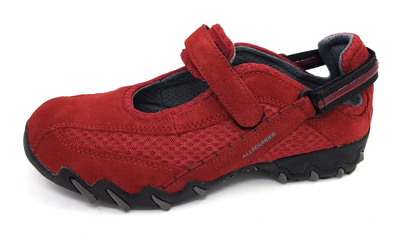 Allrounder by Mephisto Niro C. Suede P2007638 Rot 48 Chili Pepper Red