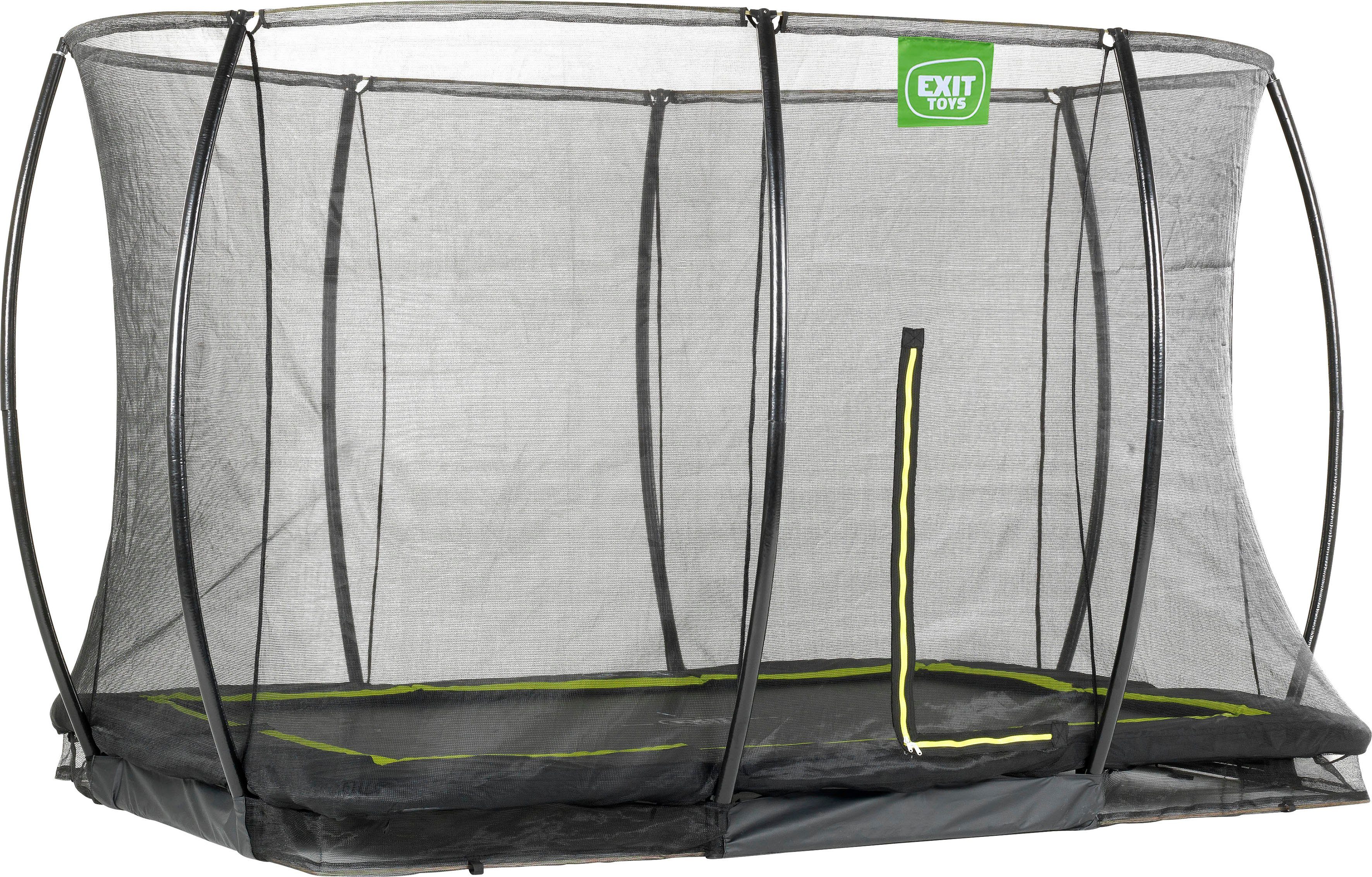 EXIT Gartentrampolin Silhouette Ground, BxT: 214x305 cm, mit Sicherheitsnetz