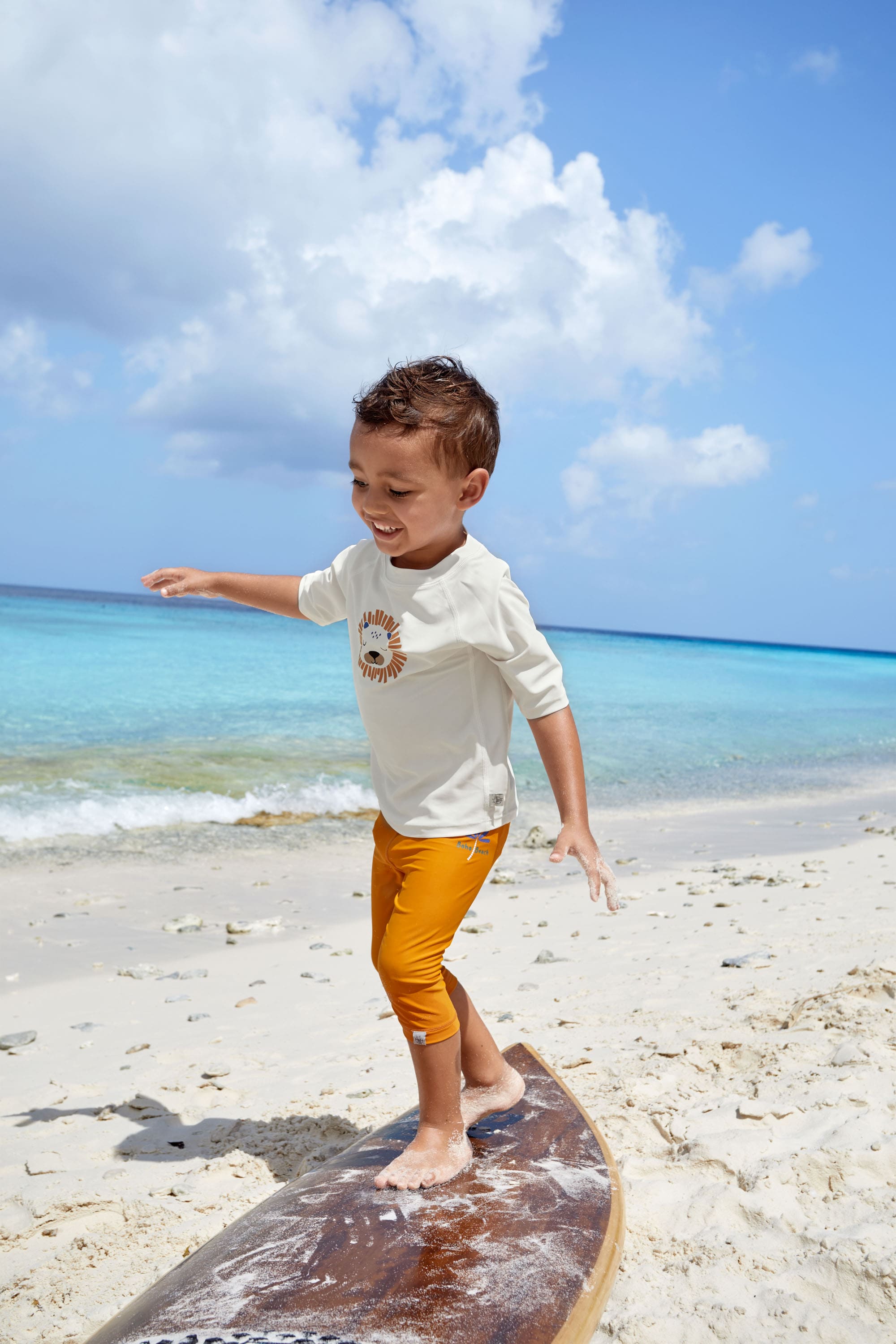Schwimmhose Baby Kurz (UV-Schutz), Goldgelb