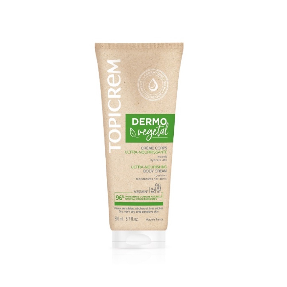 topicrem Dermovegetal  Ultra-Nourrissante Crème Corps 200ml Crème Corps
