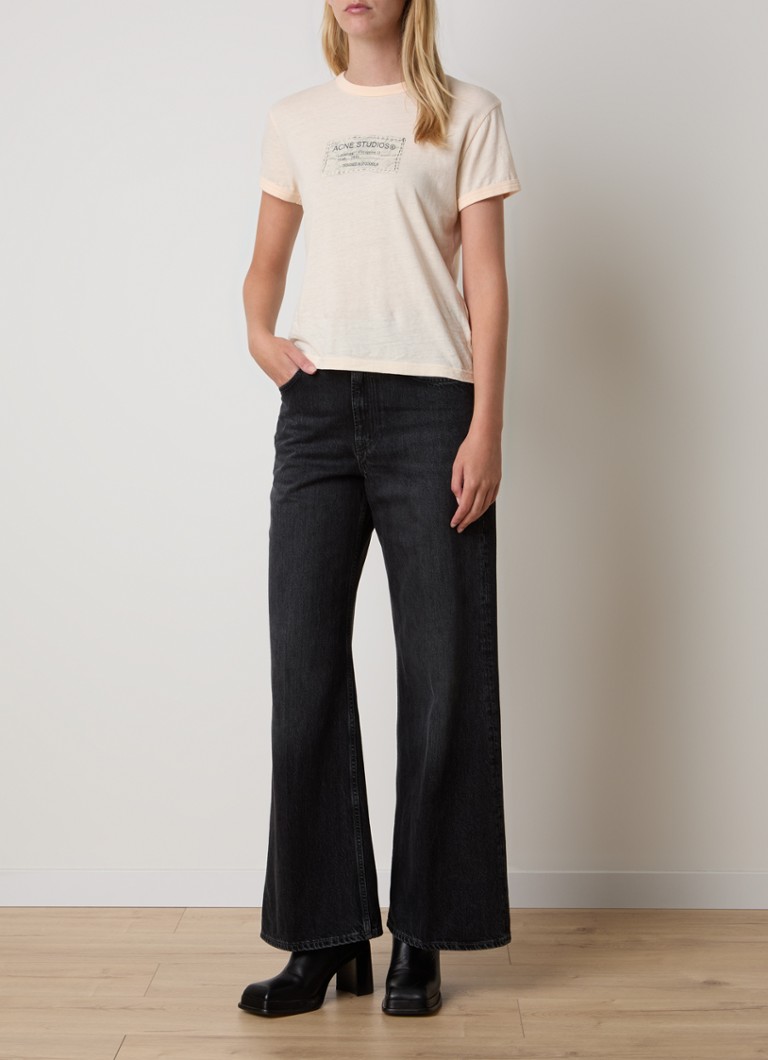 Τζιν Acne Studios με ψηλή μέση και χρωματιστό ξέπλυμα