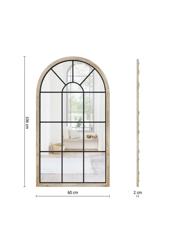 Atmosphera Créateur d'intérieur Spiegelfensterwand in beige günstig kaufen onesize