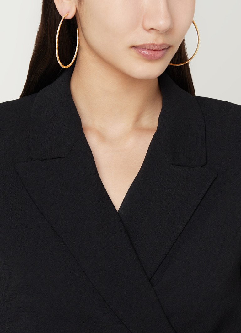 Cercei placați cu aur Franky Amsterdam JLo XL
