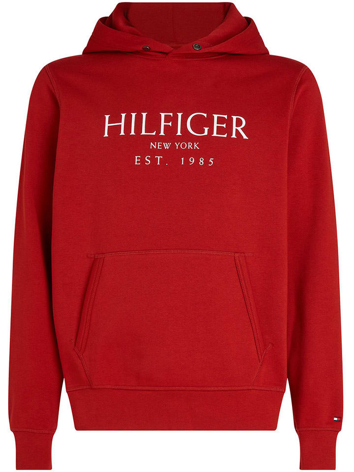 Tommy Hilfiger Hoodie in Rot günstig kaufen