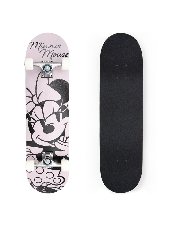 Disney Minnie Mouse Skateboard Perfekt für Gehwege & Parks 79x20x12 cm in Schwarz günstig kaufen 79