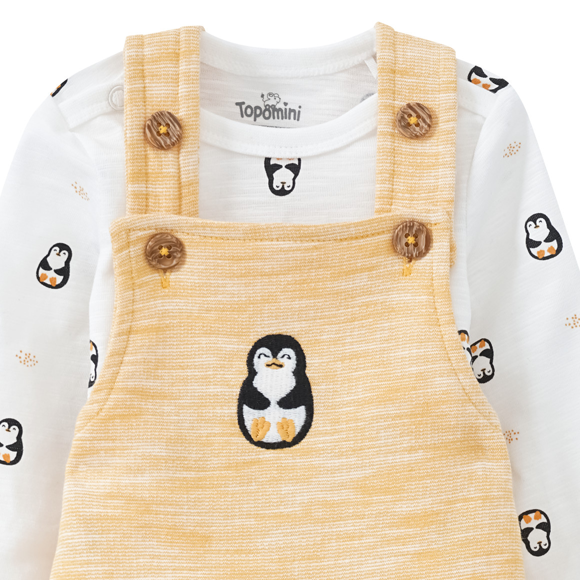 Newborn Strampler und Body mit Pinguinen