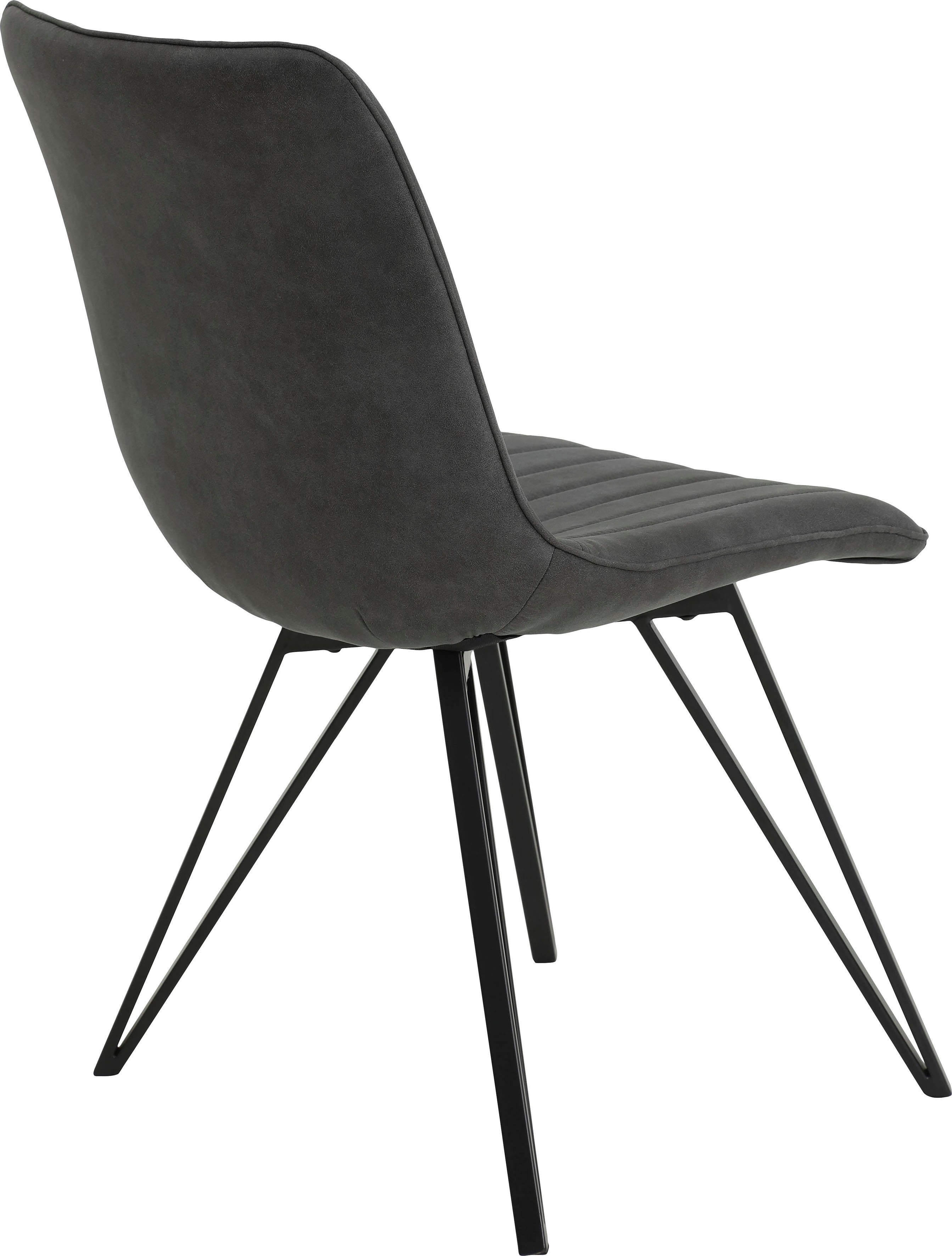 HELA 4-Fußstuhl (Set, 2 St), bequemer Schalensitz