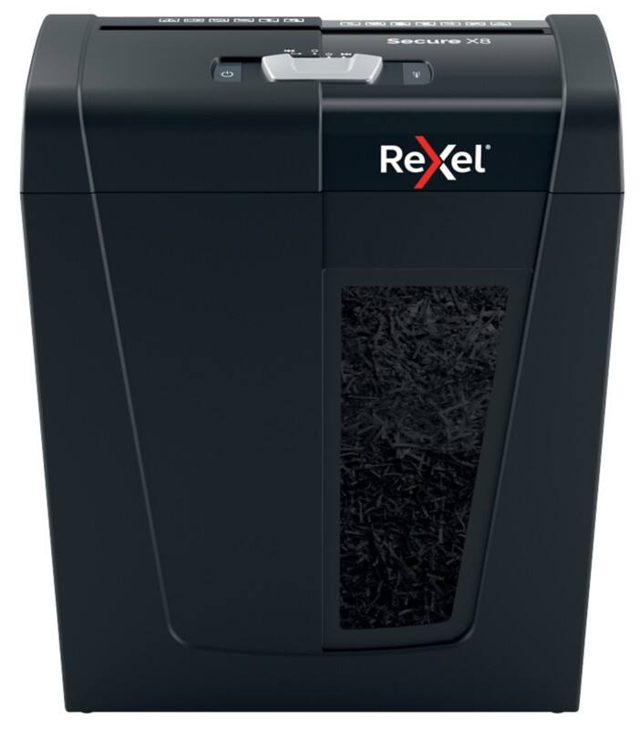 Rexel Secure X8 Aktenvernichter Partikelschnitt Sicherheitsstufe P-4 8 Blatt