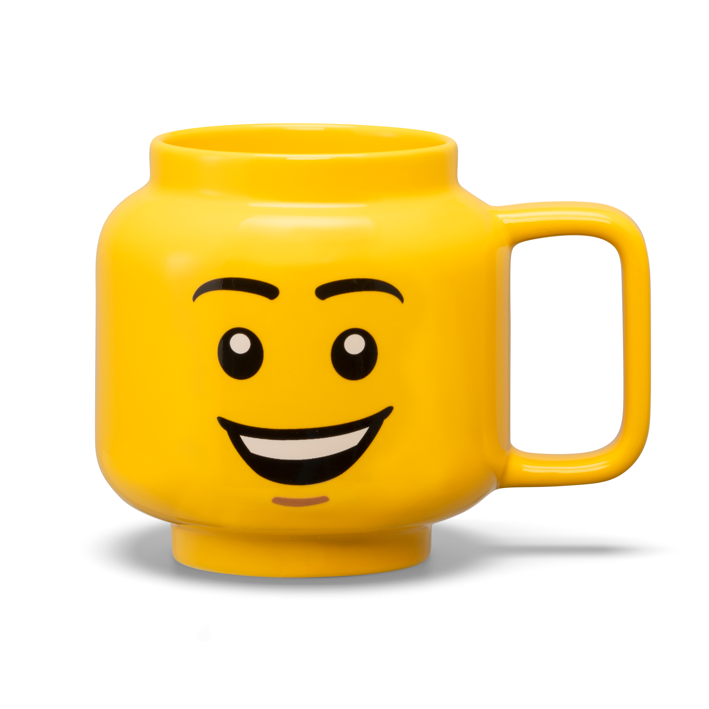 Keramikbecher mit fröhlichem Jungengesicht 5007877