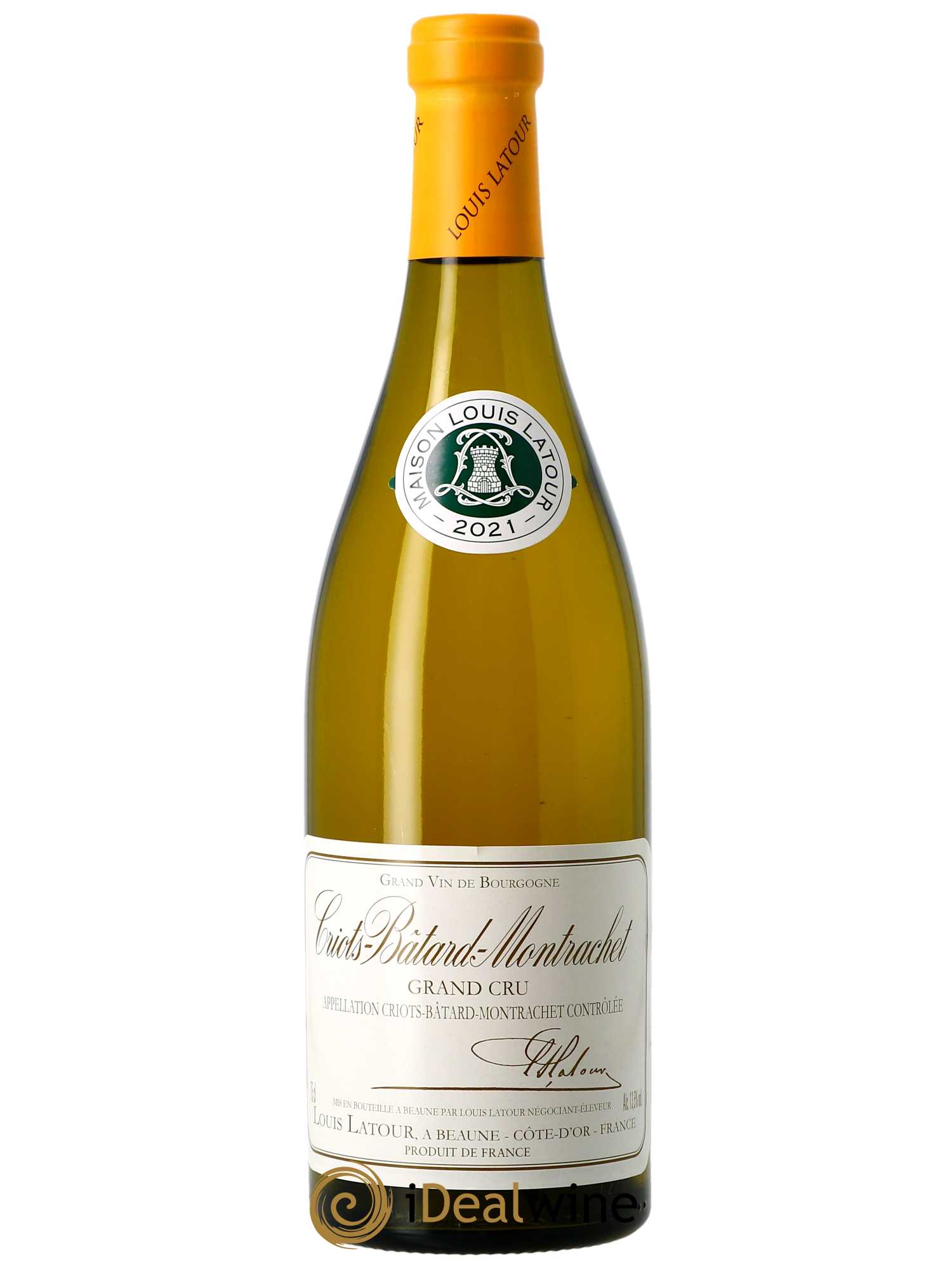 Criots-Bâtard-Montrachet Grand Cru Louis Latour  2021 - Lot de 1 Bouteille