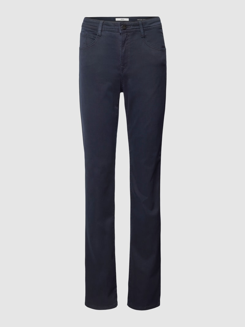 Hose im 5-Pocket-Design Modell 'Mary' in marineblau