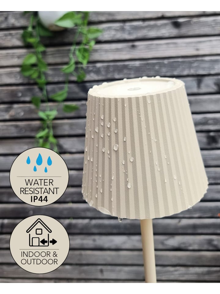 Coen Bakker LED Tischlampe dimmbar Touch Farbwechsler IP44 Innen & Außen 36,5x11cm in Sand günstig kaufen onesize