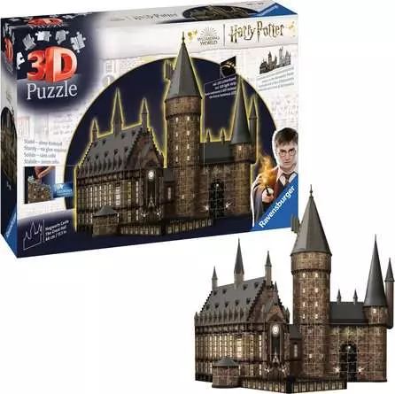 Ravensburger Hogwarts Schloss Die Große Halle -Night Edition