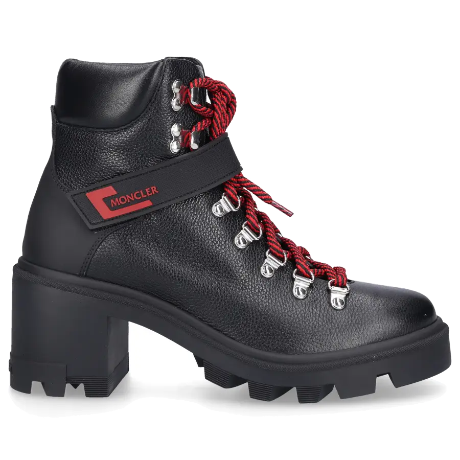 Moncler - Stiefeletten 4F708 Kalbsleder - schwarz