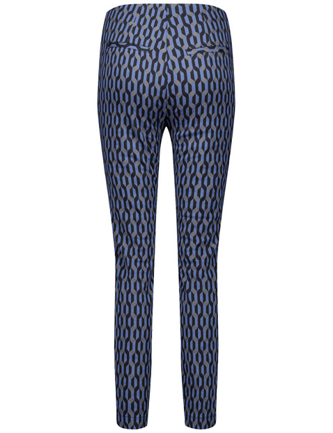 Gemusterte Stretchhose