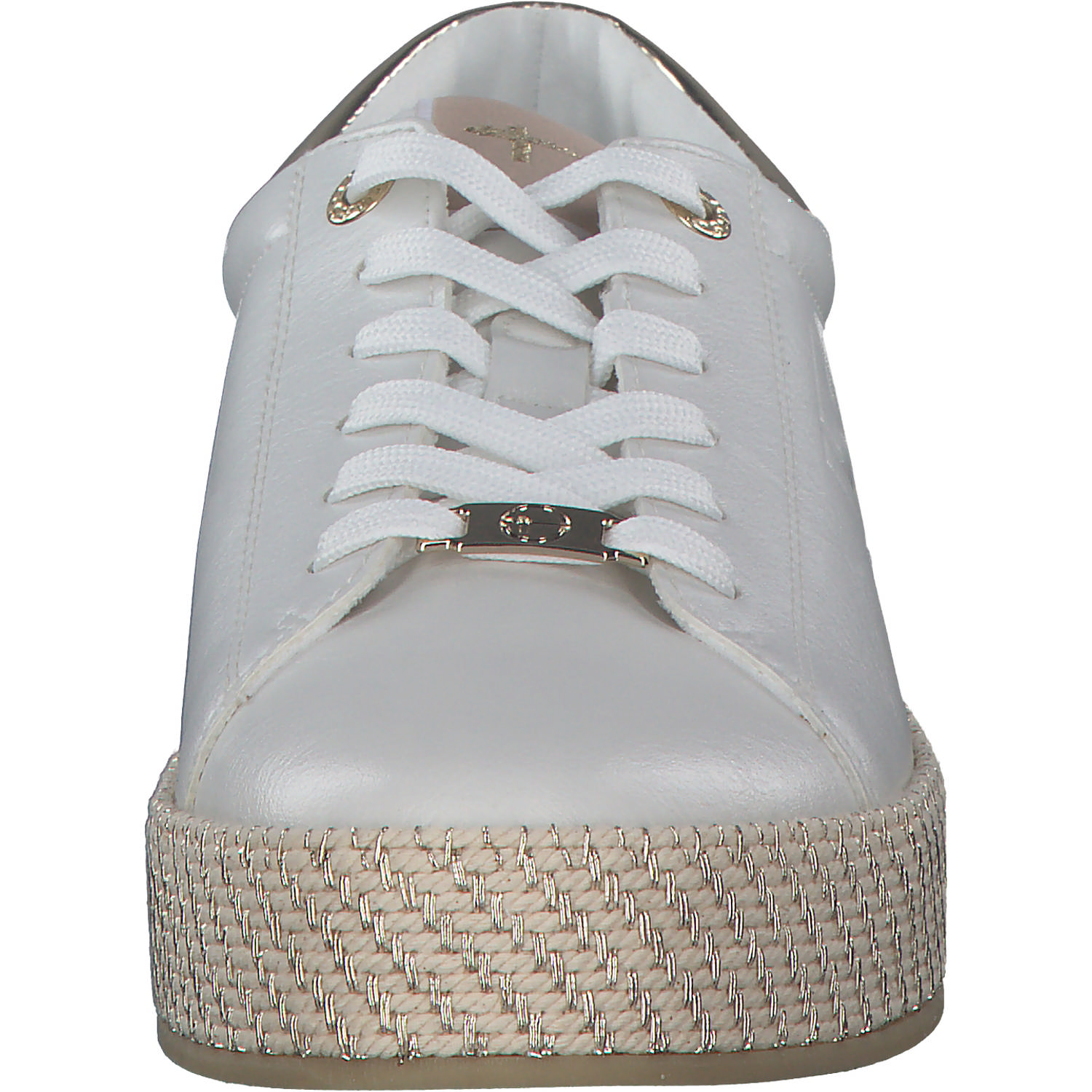 Tamaris 23713, Schnürschuhe, Damen, WHITE/GOLD