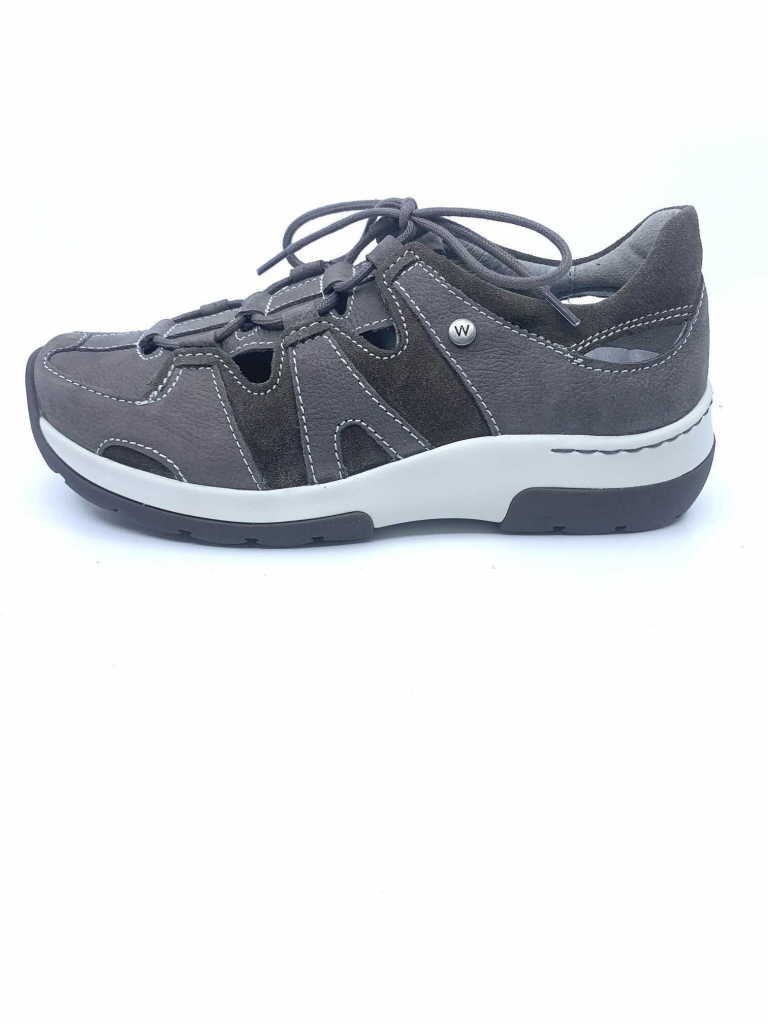 WOLKY Komfort Schnürer grau Nortec Antique grey