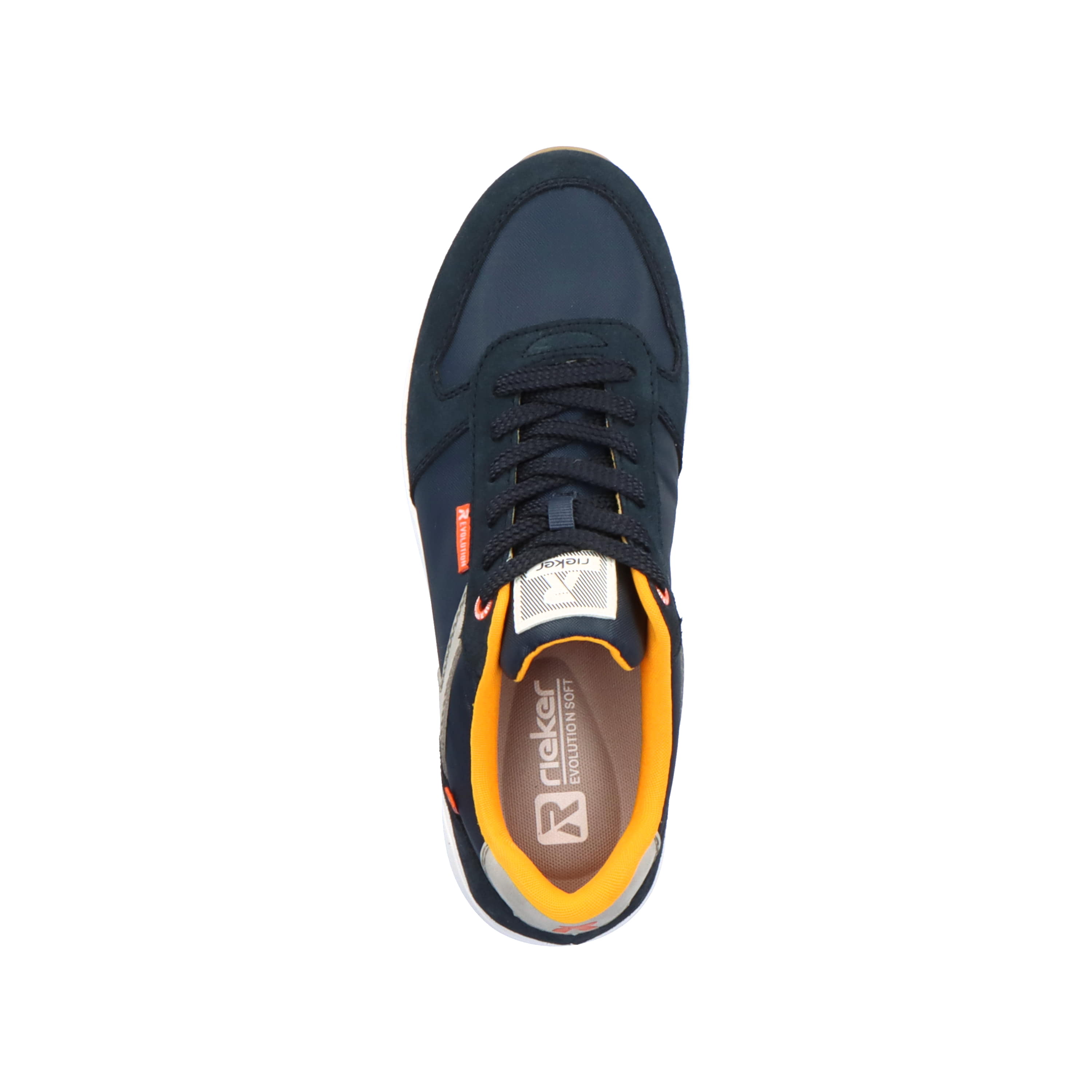 Rieker Herren Sneaker Low navy-blue steel-grey