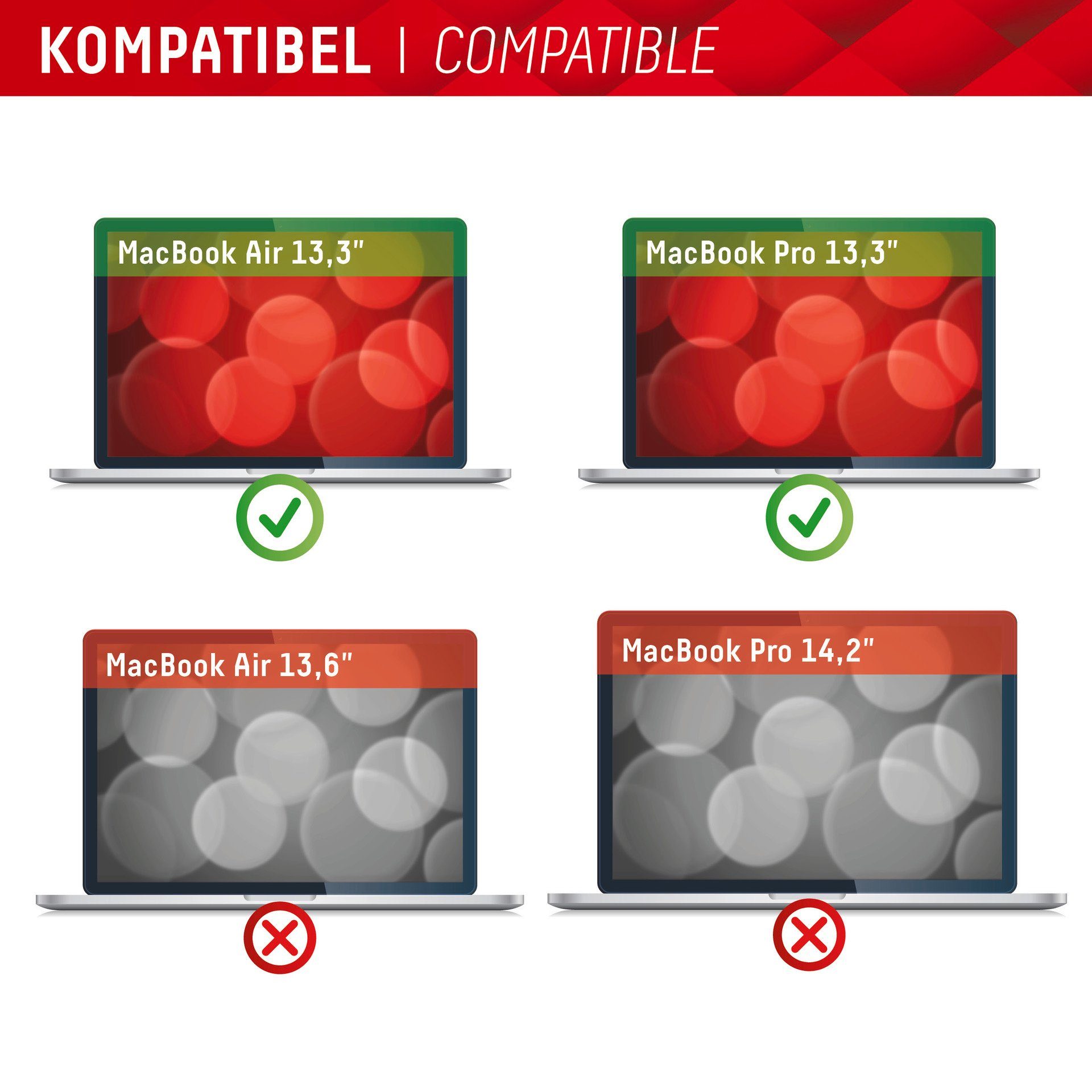 Displex Privacy Safe - MacBook Air/Pro 13,3, Displayschutzfolie, Blickschutzfilter
