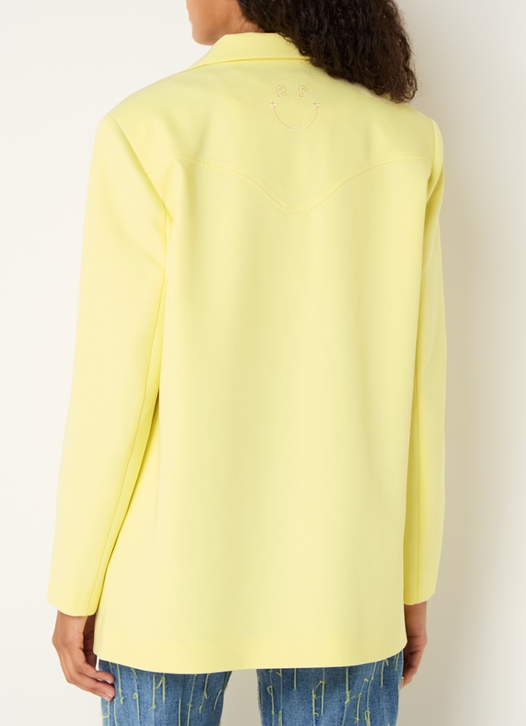 Refined Department Pam blazer with patch pockets and shoulder pads