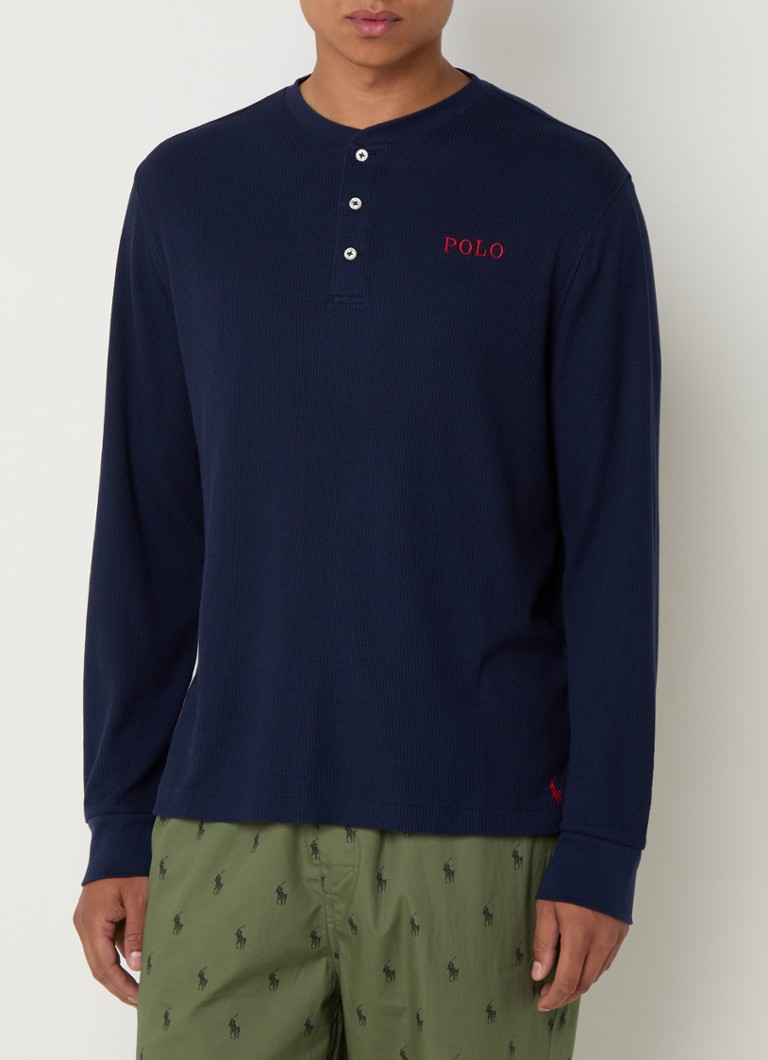 Piżama Ralph Lauren z haftowanym logo