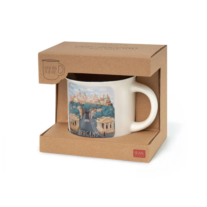 Porcelánový hrnček - Cup-Puccino - Kolekcia svetových miest
