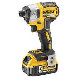 Șurubelniță cu impact DeWalt DCF887P2-QW FĂRĂ PERII 18V 5.0Ah Li-Ion în TSTAK