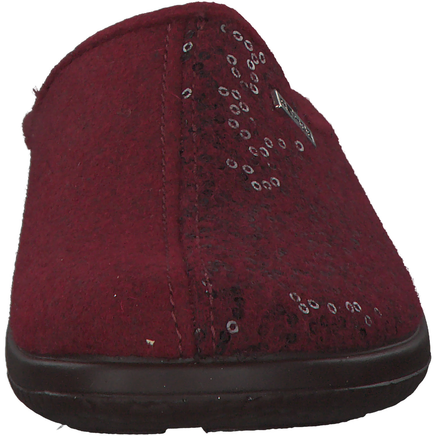Rohde 6550, Hausschuhe, Damen, Rot (Weinrot)