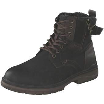 Softrelax Schnür Boots in schwarz