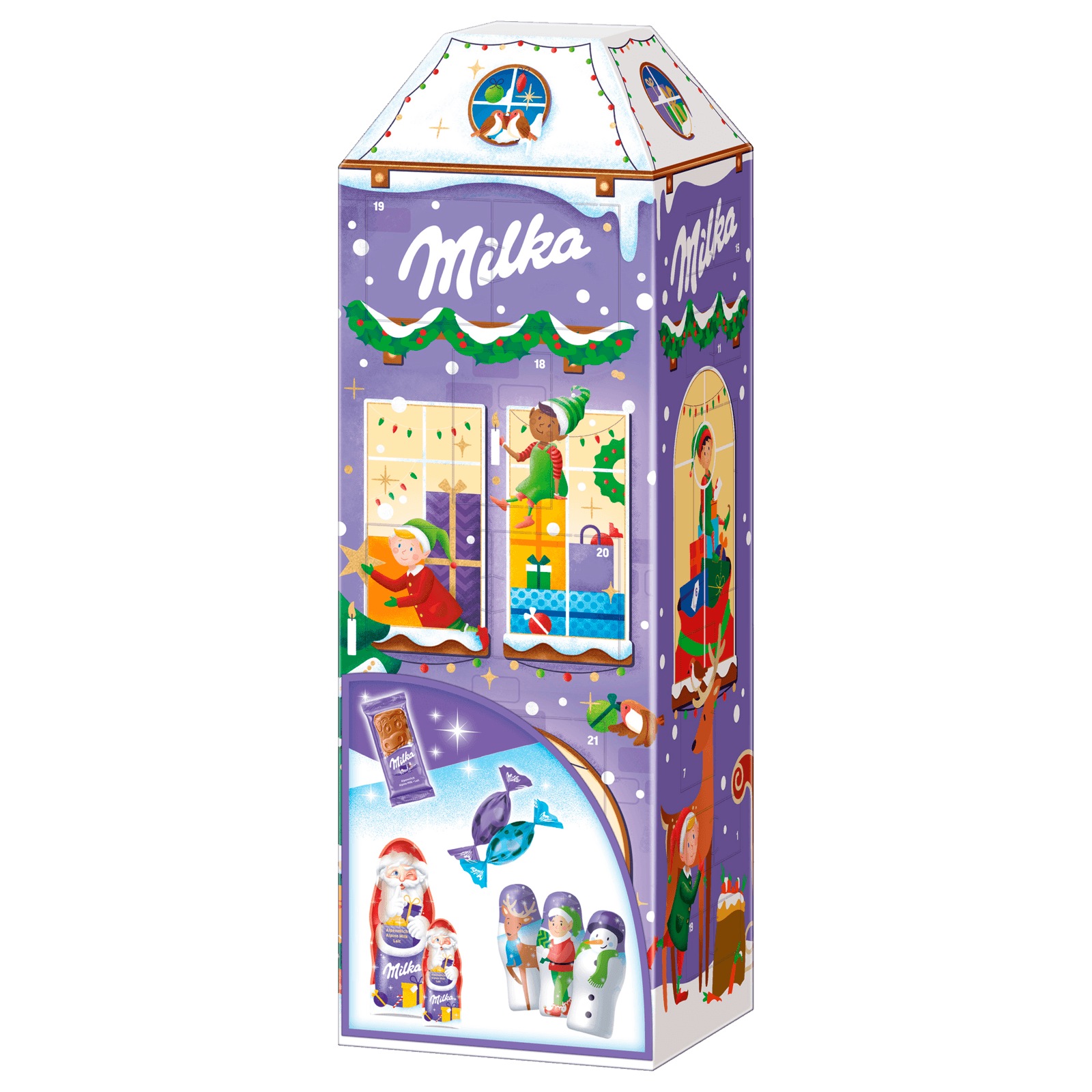 Milka 3D-Haus Adventskalender 229g