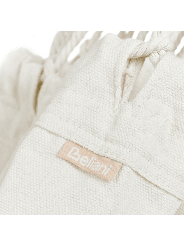 Beliani Hängematte VERCELLI in Beige/Blau - (W) 290 x (H) 0.5 x (L) 150 cm günstig kaufen onesize