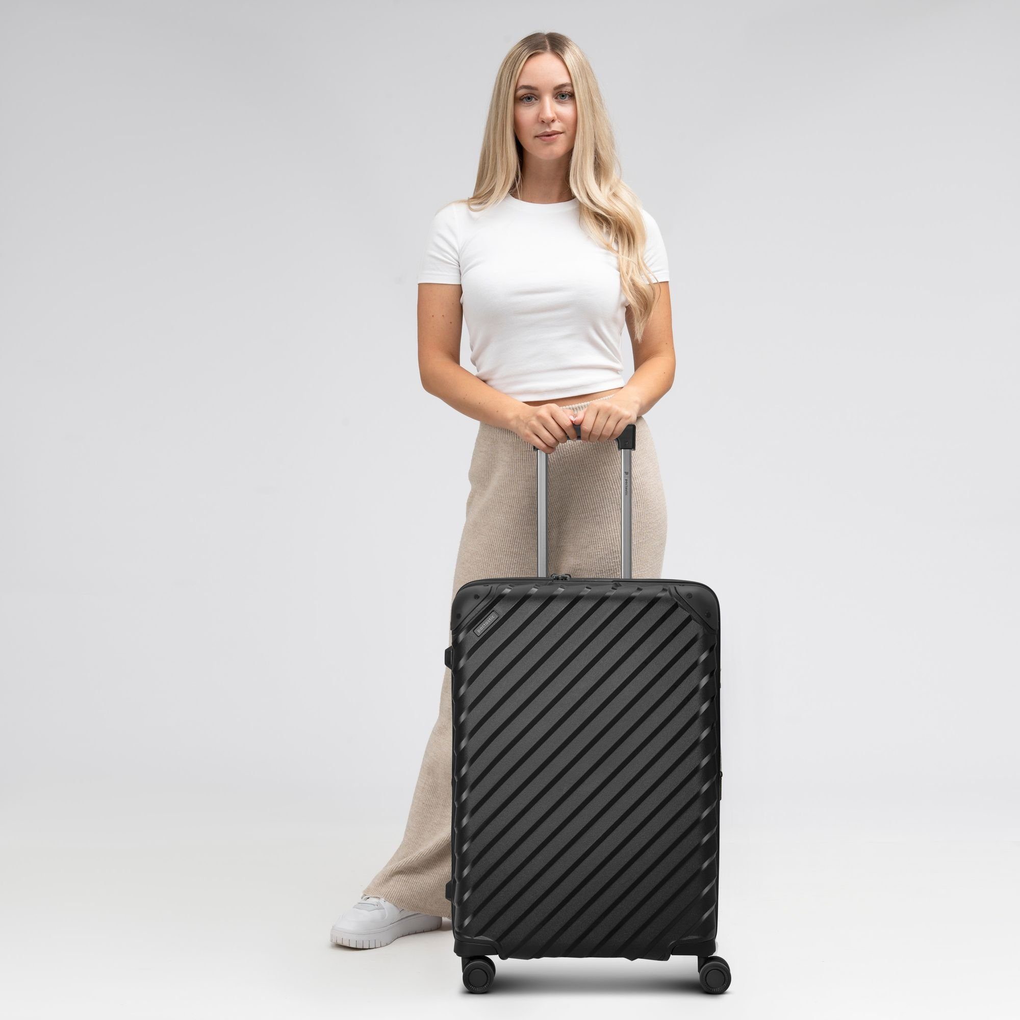 Pactastic Hartschalen-Trolley Collection 03, 4 Rollen, Polypropylen