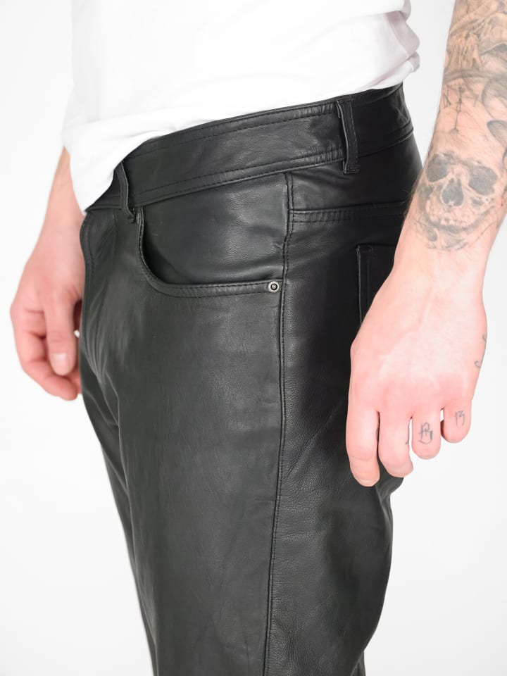 JCC Lederhose 3102182 in schwarz günstig kaufen