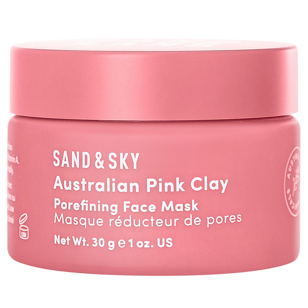Sand & Sky Australian Pink Clay Porefining Face Travel Size 30 g