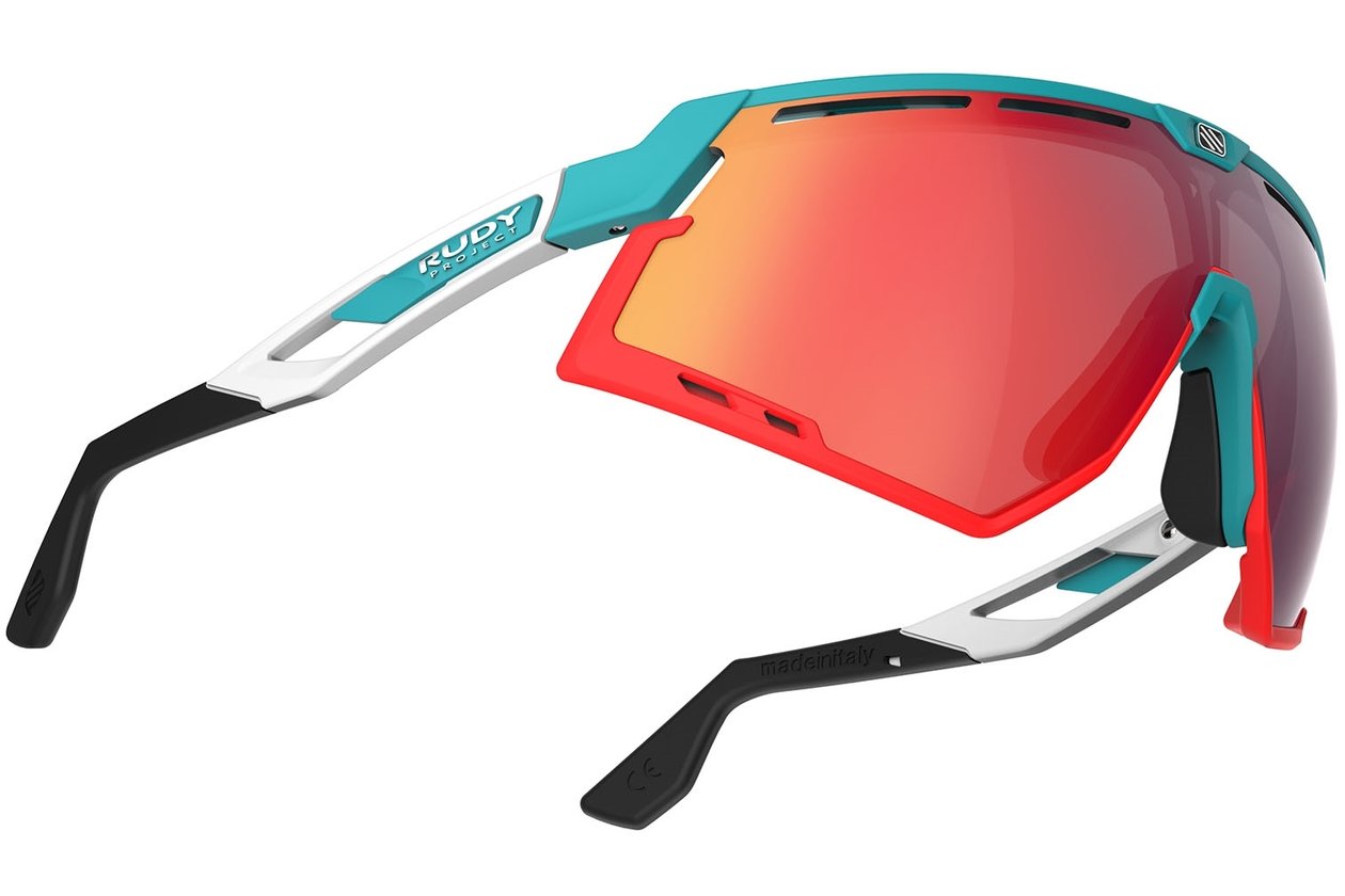 Rudy Project Defender Emerald White Matte / Multilaser Red