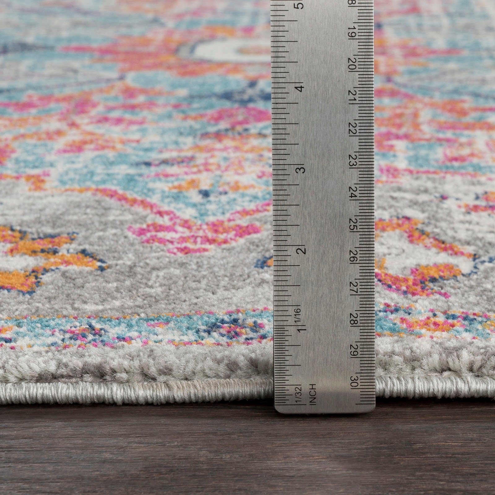 Teppich Traditional, Surya, rechteckig, Höhe: 11 mm, Shabby Chic Effekt