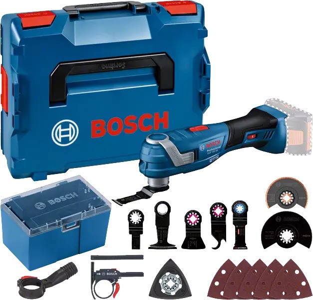 Unealtă multifuncțională Bosch Blue 06018G2002 GOP 18V-34 18V Li-Ion fără baterii și încărcător în L-Boxx + accesorii